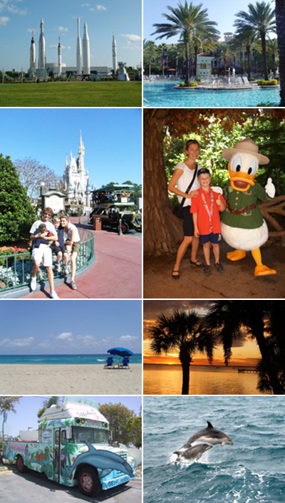 Strände, Inseln, Disney World, Everglades, Miami, Key West
